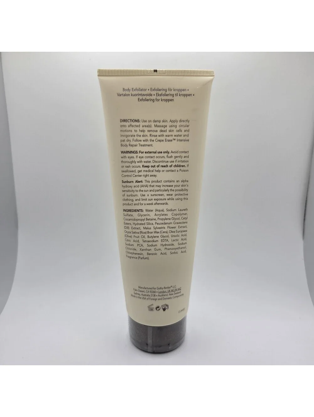 NEW CREPE ERASE TRUFIRM COMPLEX Exfoliating Body Polish 8oz